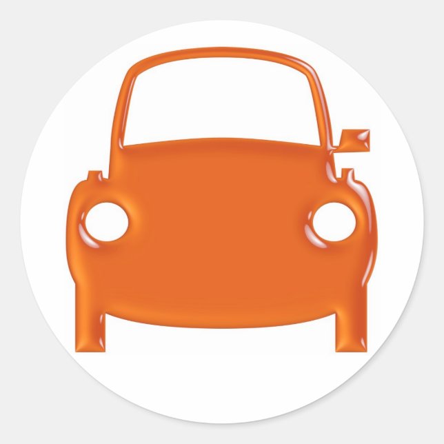 Pegatina Redonda ¡Pegatinas de Azúcar Bugs! (Anverso)