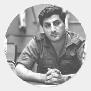 Pegatina Redonda Pegatinas de Bachir Gemayel (recuento de 20)