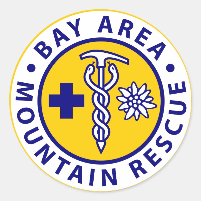 Pegatina Redonda Pegatinas de BAMRU (Anverso)