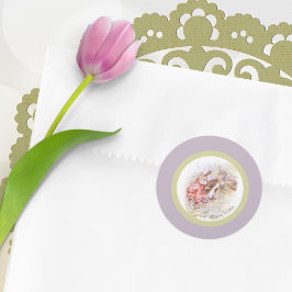 Pegatina Redonda Pegatinas de Beatrix Potter Peter Rabbit