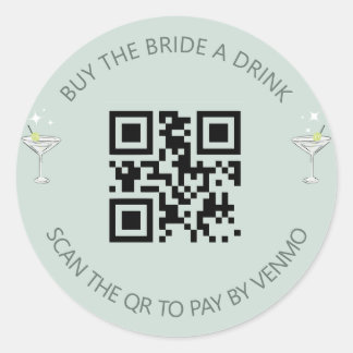 Pegatina Redonda Pegatinas de bebida para despedida de soltera Biki