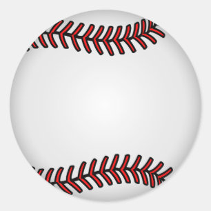 Pegatina Redonda Pegatinas de béisbol
