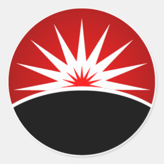 Pegatina Redonda Pegatinas de Big Beacon