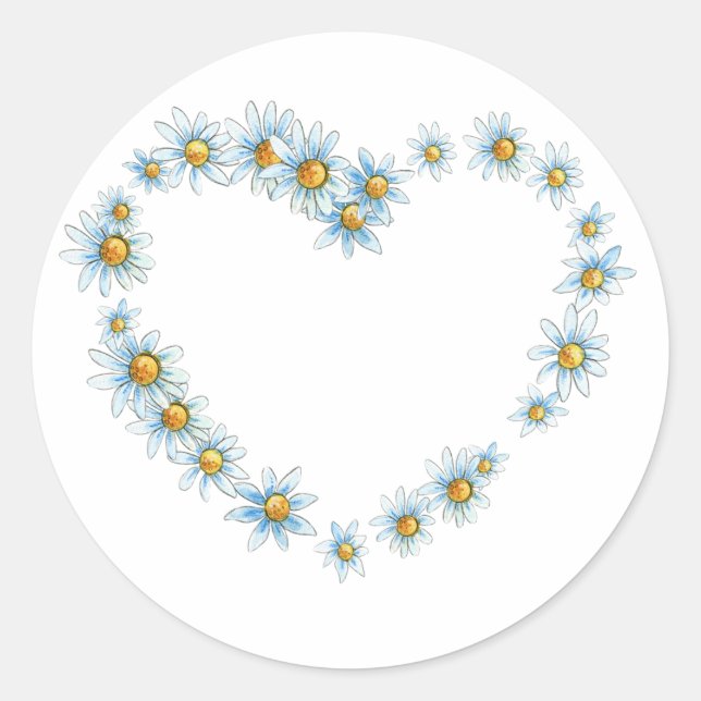 Pegatina Redonda Pegatinas de bodas (Anverso)