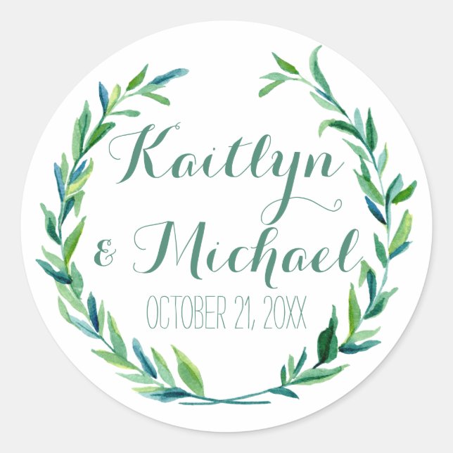 Pegatina Redonda Pegatinas de bolsitas de regalo de la favorita del (Anverso)