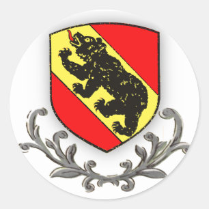 Pegatina Redonda Pegatinas de Canton Bern