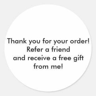 Pegatina Redonda Pegatinas de catálogo para ventas directas