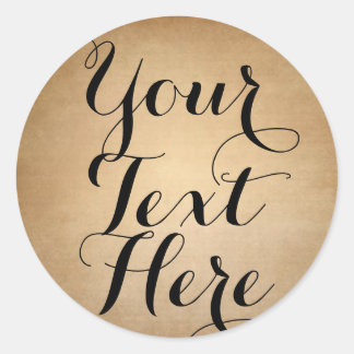 Pegatina Redonda pegatinas de cosecha de personalizable