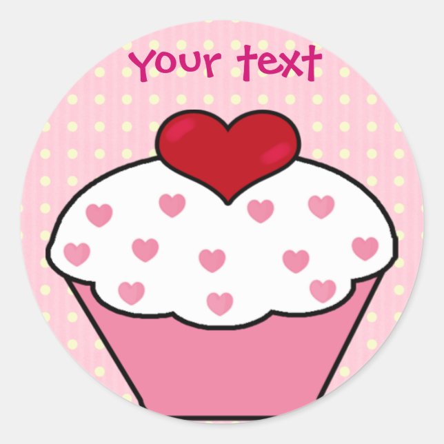 Pegatina Redonda pegatinas de cumpleaños (Anverso)