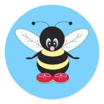 Pegatinas de Cute BumbleBee