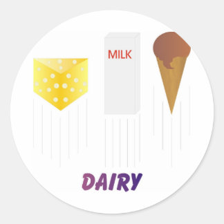 Pegatina Redonda Pegatinas de diarios