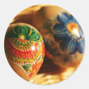 Pegatina Redonda Pegatinas de Eggs de Pascua