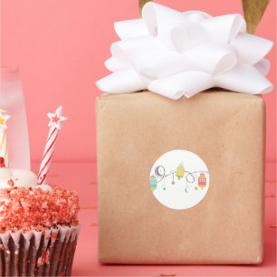 Pegatina Redonda Pegatinas de Eid