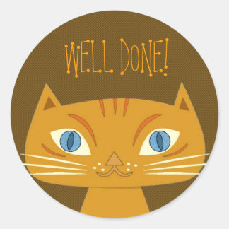 Pegatina Redonda Pegatinas de elogios infantiles