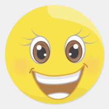 Pegatinas de Emoji de sonrisas superfelices