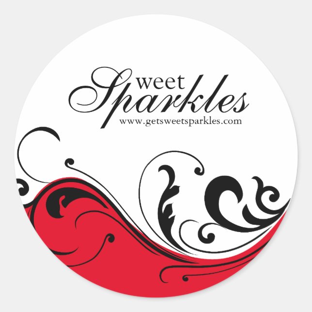 Pegatina Redonda Pegatinas de empaquetado de desplazamiento con est (Anverso)