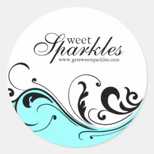 Pegatina Redonda Pegatinas de empaquetado de desplazamiento con est