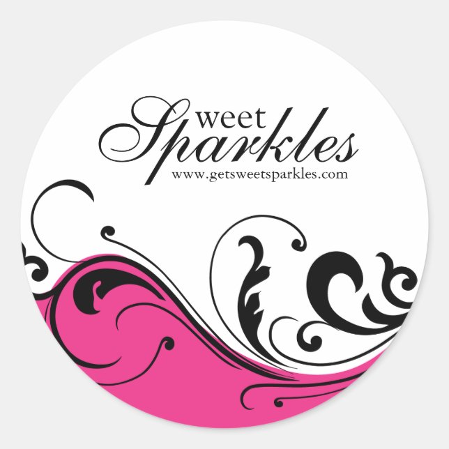 Pegatina Redonda Pegatinas de empaquetado de desplazamiento con est (Anverso)