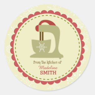 Pegatina Redonda Pegatinas de etiquetas Blender/Mixer de vacaciones