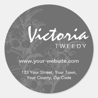 Pegatina Redonda Pegatinas de etiquetas de direcciones