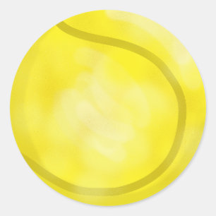 Pegatina Redonda Pegatinas de etiquetas de nombres de bolas de teni