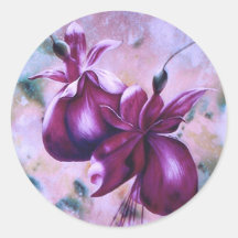 Pegatinas de Fat Fuchsias