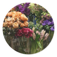 Pegatinas de flores - diseño sofisticado