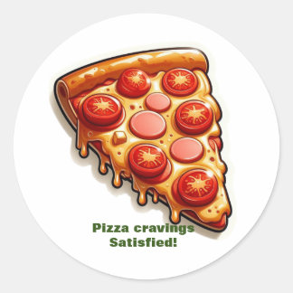 Pegatina Redonda Pegatinas de Food Cravings para calendarios
