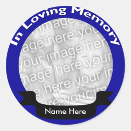 Pegatina Redonda Pegatinas de fotografía