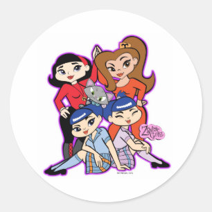 Pegatina Redonda Pegatinas de Friendz