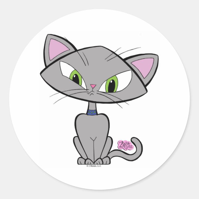 Pegatina Redonda Pegatinas de Friendz (Anverso)