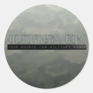 Pegatina Redonda Pegatinas De Fuera De Regs