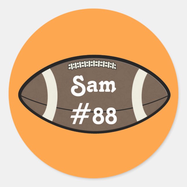 Pegatina Redonda Pegatinas de fútbol (Anverso)