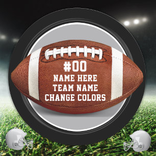 Pegatina Redonda Pegatinas de fútbol personalizados, seleccionar ta