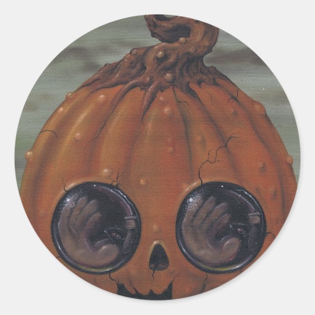 Pegatina Redonda pegatinas de glee fiendish (Anverso)