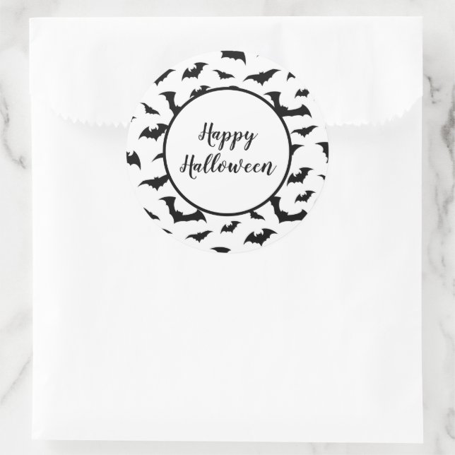 Pegatina Redonda Pegatinas de Halloween (Bolso)