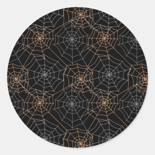 Pegatina Redonda Pegatinas de Halloween (Anverso)