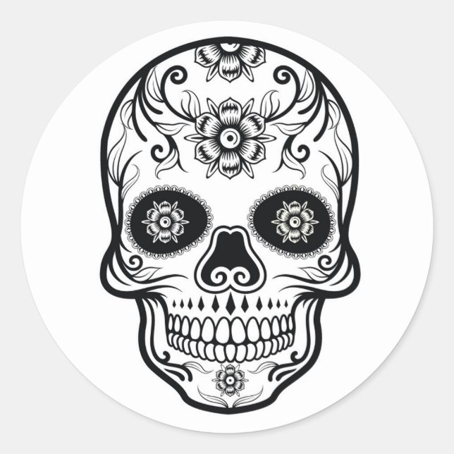 Pegatina Redonda Pegatinas de Halloween (Anverso)