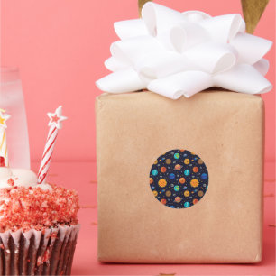 Pegatina Redonda Pegatinas de Happy Planets