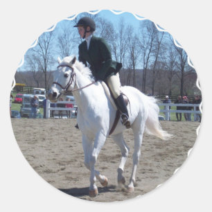 Pegatina Redonda Pegatinas de Horse Show