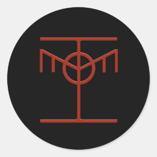 Pegatina Redonda Pegatinas de iconos de ética de hackers