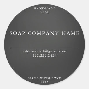 Pegatina Redonda Pegatinas de jabón