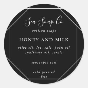 Pegatina Redonda Pegatinas de jabón personalizables