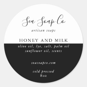 Pegatina Redonda Pegatinas de jabón personalizables