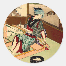 Pegatina Redonda Pegatinas de Japón