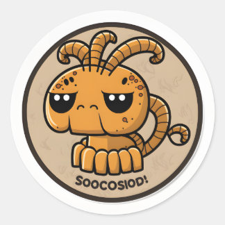 Pegatina Redonda Pegatinas de la academia zodiaca