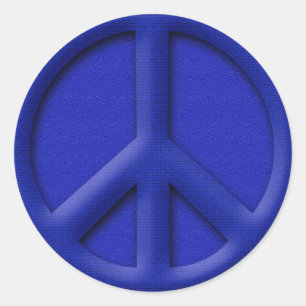 Pegatina Redonda Pegatinas de la paz