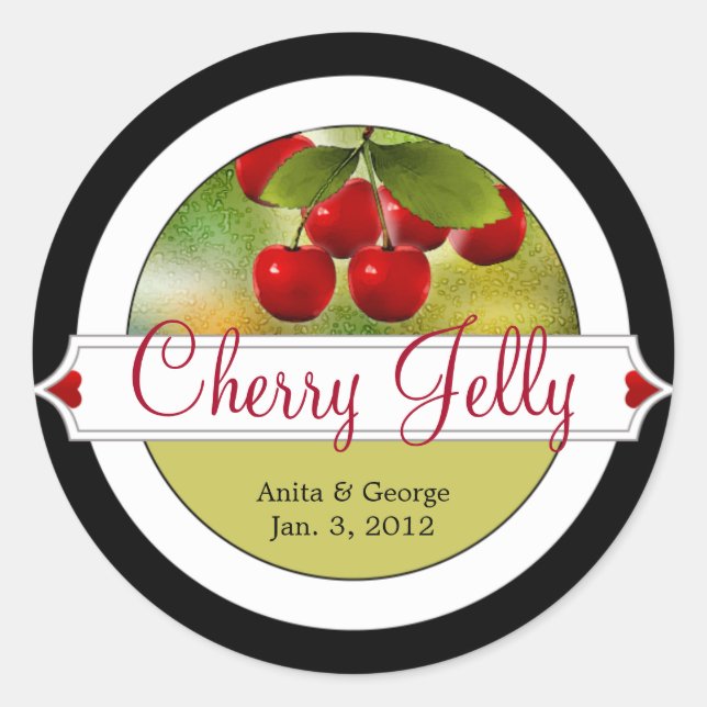 Pegatina Redonda Pegatinas de la ronda de las tapas de lata (Anverso)