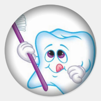 Pegatina Redonda Pegatinas de la ronda negra de moda