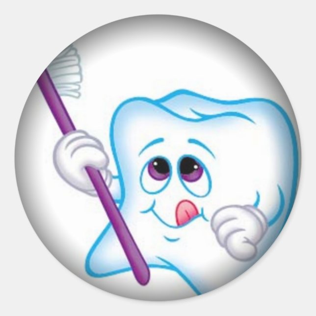 Pegatina Redonda Pegatinas de la ronda negra de moda (Anverso)